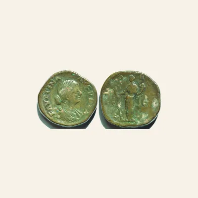 Faustina II AE Sestertius