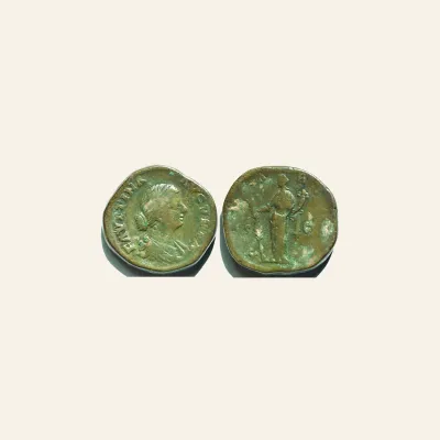 Faustina II AE Sestertius
