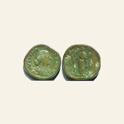 Faustina II AE Sestertius