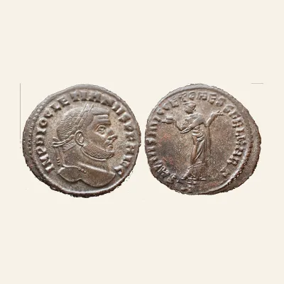 Diocletian. AD 284-305. Æ Follis. Carthage mint, 1st officina. Struck circa AD 299-303