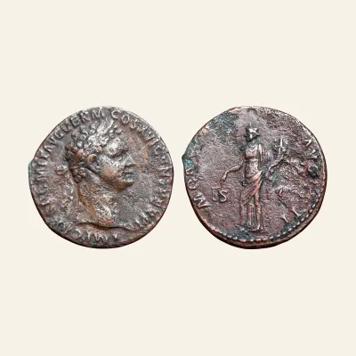 Domitian (81-96), as, Rome, AD 92-94, AE (g 10.59; mm 27),
