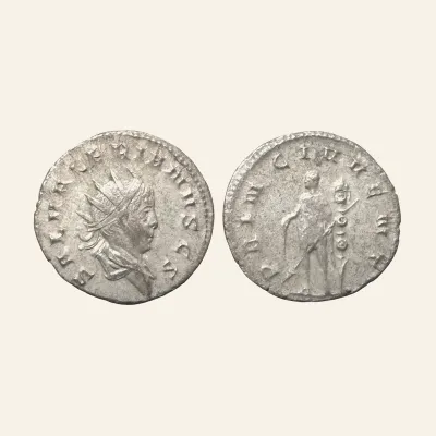 Avers, du antoninianus, pour Saloninus, as Caesar (AD 258-260). BI antoninianus. Lugdunum., 258-260, RIC RIC V