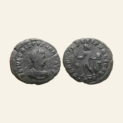 Crispus AE Follis 317-318 AD - RIC Trier 177 RARE R4