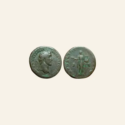 Antoninus Pius Æ Sestertius. Rome, AD 140-144.
