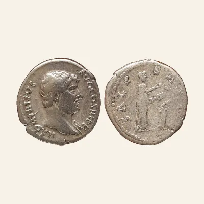 Hadrian (AD 117-138). AR denarius. Rome, ca. AD 134-138.