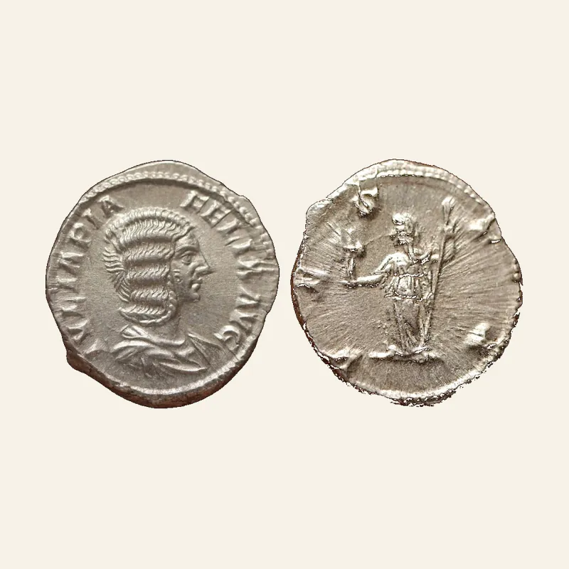 JULIA DOMNA (Augusta, 193-217). Denarius. Rome.