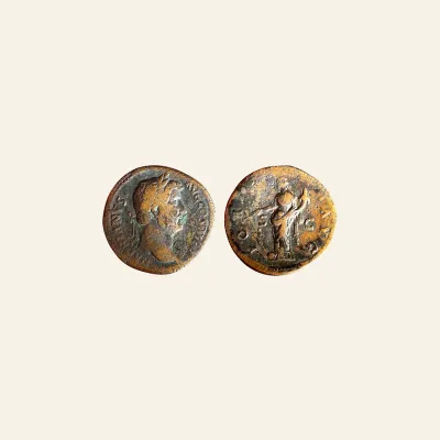 Hadrian augustus, 117–138 AE Sestertius 134-138 (25.55 g , 33 mm)