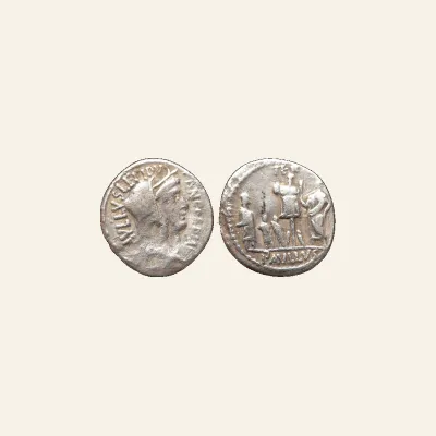 L. Aemilius Lepidus Paullus. AR Denarius 62 BC.