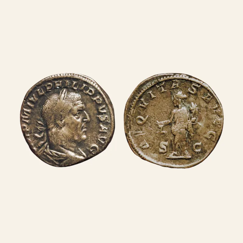 Philip I, 244–249 Æ Sestertius circa 244-249