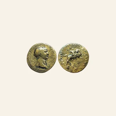 Reverse, of the dupondius, for Trajan. AD 98-117. Æ dupondius (27mm, 11.71 g). Rome mint. AD 107-109., mint of Rome, 98-117