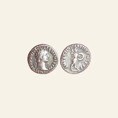 Domitian (81-96), AR Denarius,Rome, AD 95-96.