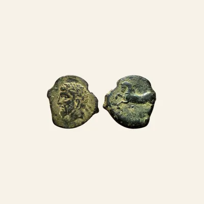 Numidia Micipsa, Kings of. Micipsa. AE26 Circa 148-118 BC.