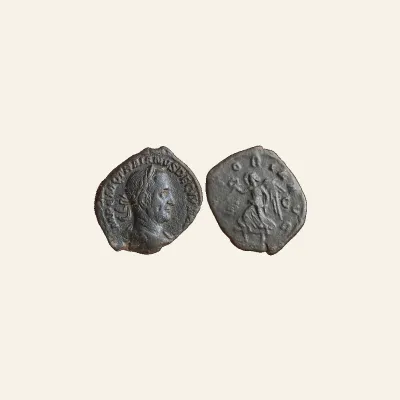 Reverse, of the sestertius, for Trajan Decius, 249 – 251 AE Sestertius 249-251, 249 – 251