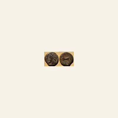 KINGS OF NUMIDIA. AE Unit. Massinissa or Micipsa. 148-118 BC. Punic