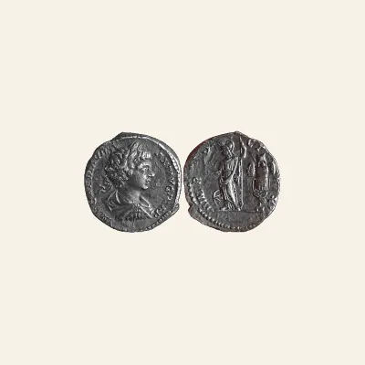 Caracalla AR Denarius. Rome, AD 198.
