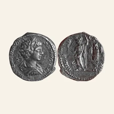 Caracalla AR Denarius. Rome, AD 198.