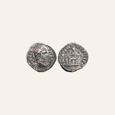 Reverse, of the denarius, for Septimius Severus AR Denarius. Rome, AD 201-210., mint of Rome, 201-210
