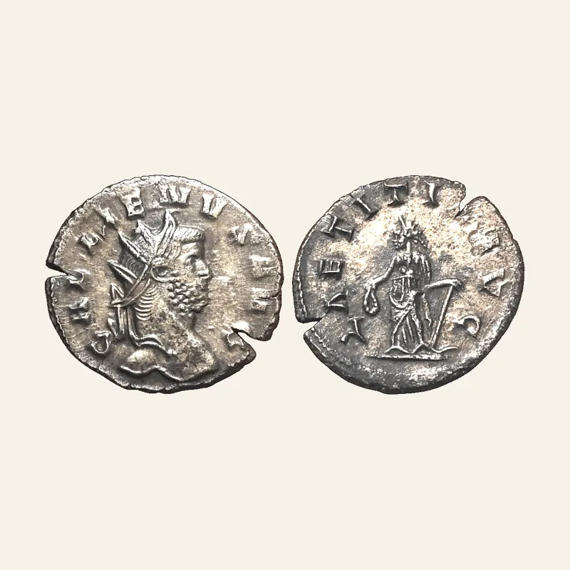 Gallienus. Bi Antoninianus. 253-268 AD. Mediolanum.