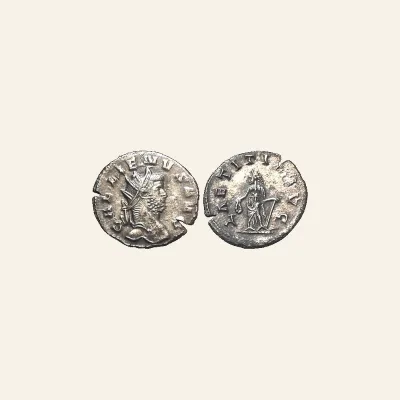 Gallienus. Bi Antoninianus. 253-268 AD. Mediolanum.