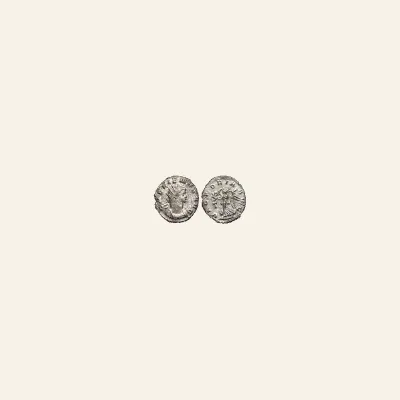 Gallienus. Bi Antoninianus. 253-268 AD. Mediolanum.