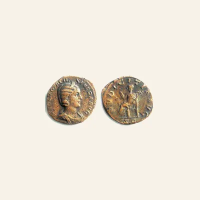 Otacilia Severa, wife of Philip I Sestertius 244-249, Æ 15.7 g. PVDICITIA AVG