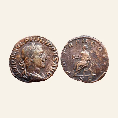 Philip I, 244 – 249 AE Sestertius 245