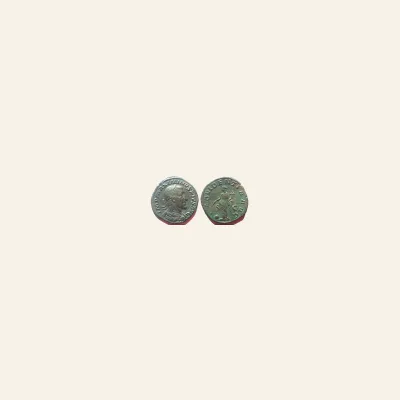 Reverse, of the sestertius, for MAXIMINUS I. 235-238 AD. Æ Sestertius (22.57 gm). Struck 235 AD., 238 AD