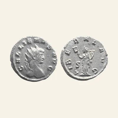 Avers, du antoninianus, pour Gallienus BI Antoninianus. Rome, AD 262., atelier de Rome, RIC RIC V