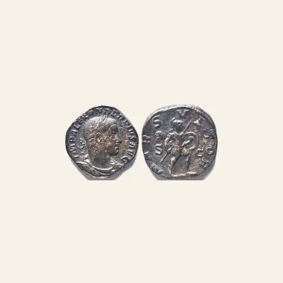 Reverse, of the sestertius, for Severus Alexander (222-235), Sestertius, Rome, AD 232; AE (g 21.31, mm 30), mint of Rome...