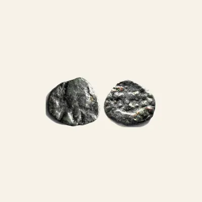 Reverse, for VANDALS. Hilderic. 523-530. Æ Nummus (10mm, 0.8 g, 12h). Carthage mint., mint of Carthage, 523-530