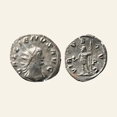 Avers, du antoninianus, pour Gallienus BI Antoninianus. Rome, AD 260-268., atelier de Rome, 260-268, RIC RIC V