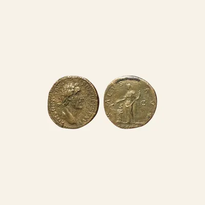 Reverse, of the sestertius, for Antoninus Pius, Sestertius, (33mm , 28.36g) AD 152-153, 152-153