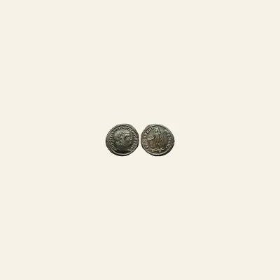 Reverse, of the follis, for Diocletian. AD 284-305. Æ follis. Carthage mint, 1st officina. Struck circa AD 299-303., mint of...