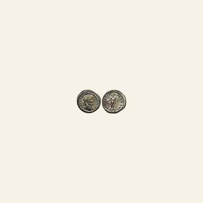 Reverse, of the follis, for Diocletian. AD 284-305. Æ follis. Carthage mint, 1st officina. Struck circa AD 299-303., mint of...