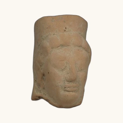 Mycenaean Ancient Greek Pottery Head – 4th Century BC - vue 2