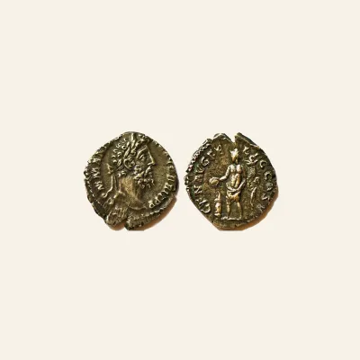 Reverse, of the denarius, for Commodus AR Denarius. Rome, AD 190-191, mint of Rome, 190-191