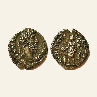 Reverse, of the denarius, for Commodus AR Denarius. Rome, AD 190-191, mint of Rome, 190-191