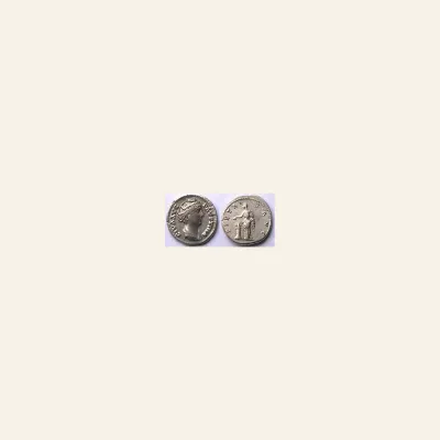 Reverse, of the sestertius, for Diva Faustina I AE Sestertius I