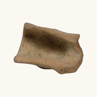 Tête en poterie mycénienne de la Grèce antique – 4ème siècle avant J.-C. - vue 4