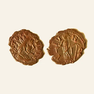 Avers, du antoninianus, pour Barbaric Unofficial imitation of Tetricus I Antoninianus