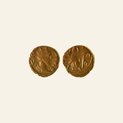 Reverse, of the antoninianus, for Barbaric Unofficial imitation of Tetricus II Antoninianus