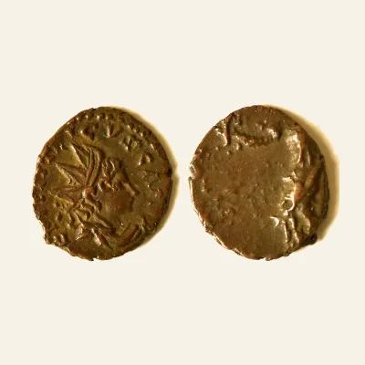 Avers, du antoninianus, pour Barbaric Unofficial imitation of Tetricus II Antoninianus