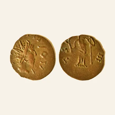 Avers, du antoninianus, pour Barbaric Unofficial imitation of Tetricus I Antoninianus