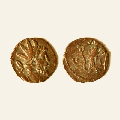 Avers, du antoninianus, pour Barbaric Unofficial imitation of Tetricus I Antoninianus