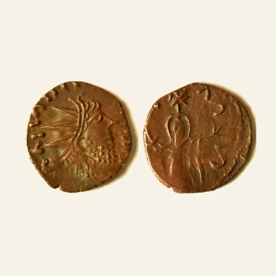 Avers, du antoninianus, pour Barbaric Unofficial imitation of Tetricus I Antoninianus