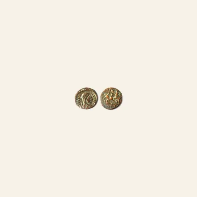 Reverse, of the antoninianus, for Barbaric Unofficial imitation of Tetricus I Antoninianus