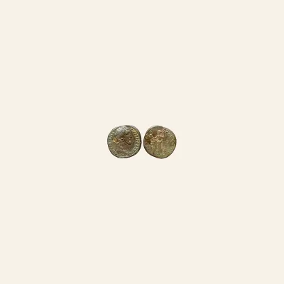 Reverse, of the sestertius, for Antoninus Pius AE Sestertius