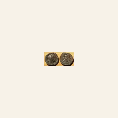 Reverse, of the sestertius, for Trajan Decius. AE Sestertius. 249-251 AD. Rome. GENIVS, mint of Rome, 251 AD
