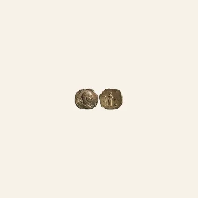 Reverse, of the sestertius, for Trajan Decius. AE Sestertius. 249-251 AD. Rome. GENIVS, mint of Rome, 251 AD