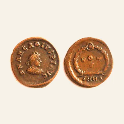 Avers, pour Arcadius AD 383-408 AE.4 Mint of HERACLEA., 383-408, RIC RIC IX 18b1